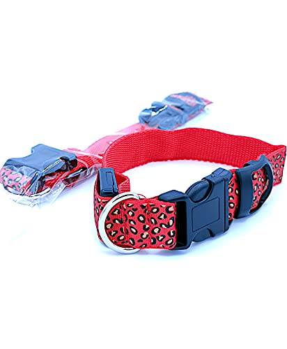 Collar de Perro Led Collar para Perro Reflectante Suave (L 34cm-57cm(Circunferencia), Naranja)