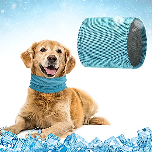 Collar Refrigerante para Mascotas,Collar de Enfriamiento para Perros,Collar Refrigerante Perro,Bandana para Perros Pequeños,Pañuelo De Mascotas,Refrescar al Perro en Verano