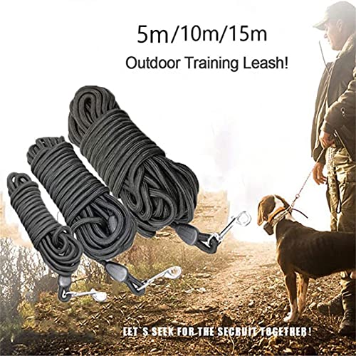 Correa de perro Correa correa de nylon rastreo largo cuerda redonda para caminar al aire libre entrenamiento para mascotas correas de plomo para pequeños perros grandes 5m / 10m / 15m Fácil de usar y