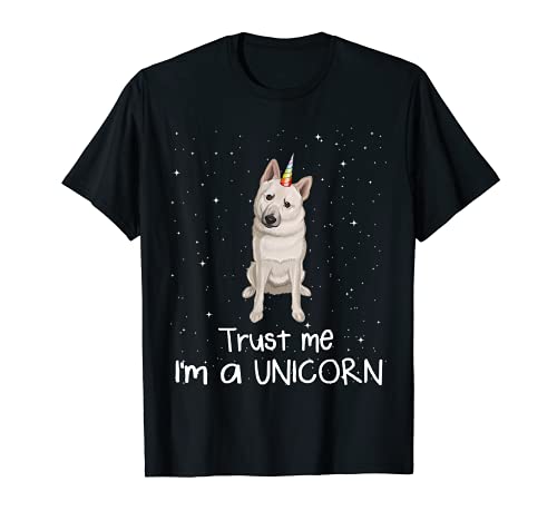 Créeme Soy Un Perro Unicornio Buhund Noruego Camiseta