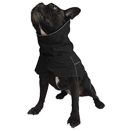 Croci Hiking - Abrigo Impermeable para Perros, Makalu, Forro termorregulador, Color Negro, Talla 90 cm - 384 g