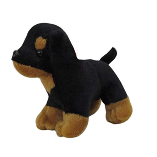 Cxjff - Perro de peluche para cachorro de cachorro de 20 cm (color: Schnauzer perro)