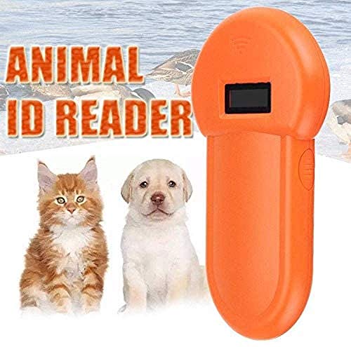DDH Lector de Chips Animal, escáner de fichas para Mascotas, Lector de Animales de Baja frecuencia, Pantalla LCD para identificación de Animales