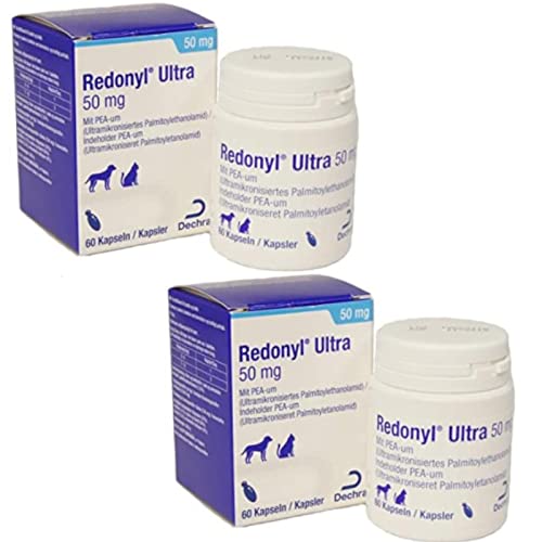 Dechra Redonyl Ultra 50 mg para picazón, pack doble, 2 x 60 cápsulas