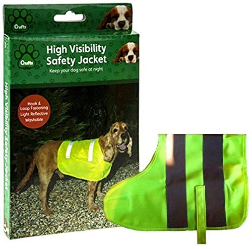 Dog Hi Vis Chaleco Reflectante de Alta Visibilidad para Perro, para Caminar, tamaño Extra Grande, XL, Chaleco Fluorescente para Mascotas