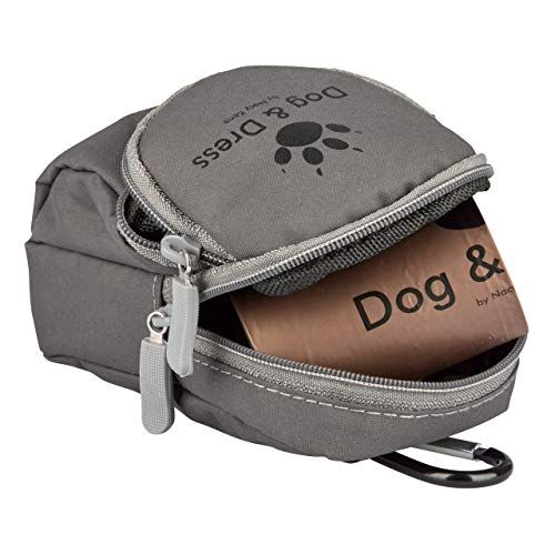 Dog Poo Bags Dispenser Holder Biodegradable Poo Bag, Treats Bag, 120 Dog Waste Bag , Corn Starch, Large, Safe, Tear-Resistant For Dog Lead, Belt Loop, Bag Clip, Poop Bag