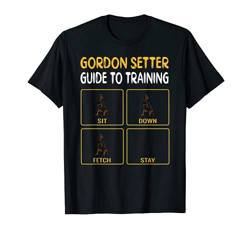 Entrenamiento Perro Gracioso Gordon Setter Camiseta