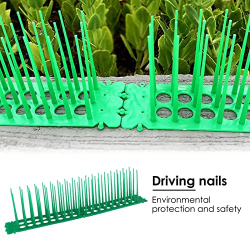 Eteslot Animal Spikes Fence, Plant & Flower Protector, Spikes Fence Guard para Mantener alejado a Pigeon Cat Squirrel Bird