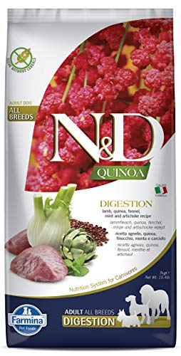 Farmina – Farmina – Natural & Delicious Quinoa Digestion Lamb Grain Free 7 kg