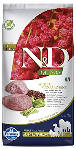 Farmina – Farmina – Natural & Delicious Quinoa Weight Management Lamb Grain Free 7 kg