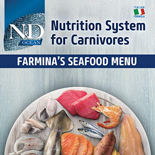 Farmina N&D Ocean Cod, Calabaza y Naranja Medio y Maxi alimento seco para Perros 5.5 Libras