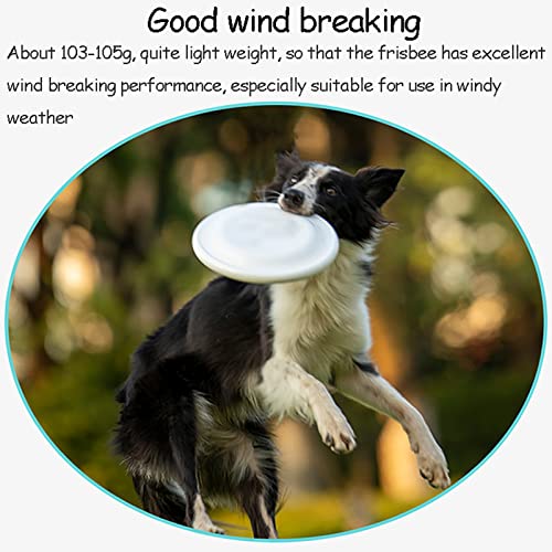 Frisbee para Cachorros, Flying Saucer, Juguete Perro Flyer, Vivifying Dog Flying Disc De Salud, para Entrenamiento De Perros, Perros Juguetes De Entrenamiento, 235Mm