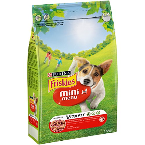 Friskies - Mini Menu - Alimento para Perros Seco Con Buey - 1.5 Kg