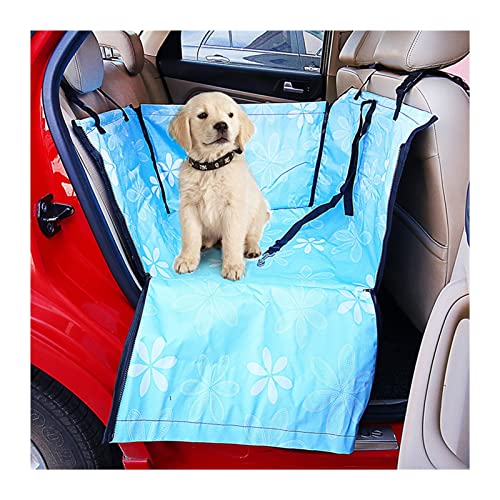 Funda para asiento de coche para perro, funda de asiento trasero, bolsa de cama, cesta impermeable, hamaca plegable de seguridad, cojín de viaje para perro (color HLA, tamaño: 60 x 35 x 50 cm)
