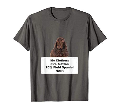 Funny Shedding Dog Field Spaniel Camiseta