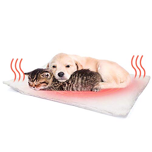 Fyore Manta autocalentable para Gatos & Perros Manta térmica Calentar Mascota Cobija Alfombra de Cama para Mascotas Auto calefacción para Mascotas, Perros y Gatitos para Viajes o casa