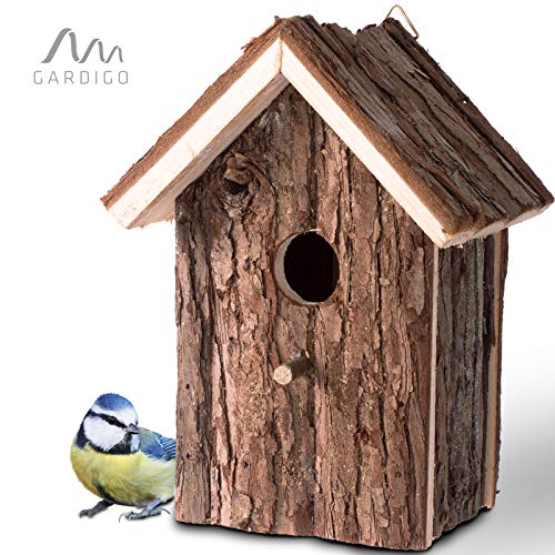 Gardigo - Nido para Pájaros, Casa de Madera para Pájaro, Casita Decoración de Jardín, Terraza o Balcón