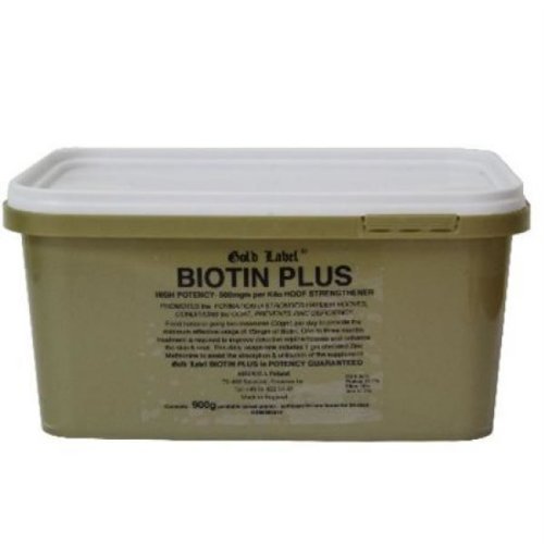 Gold Label Biotin PLUS 900g - Improved Biotin absorption. For skin, hair and coat by William Hunter Equestrian