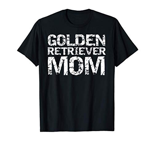 Golden Retriever Mother Gift for Women Golden Retriever Mom Camiseta