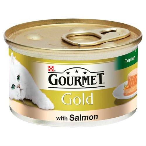 Gourmet - Juego de 24 cajas de color dorado salmón, 85 g