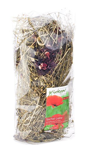 Grünhopper - Paquete de ahorro de hierbas para conejos (4 unidades, 470 g)