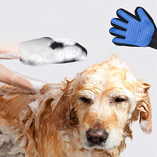 Guante + Cepillo para Perros y Gatos, Peine y Autolimpieza para Animales Domésticos, Eliminar Excesos y Muertos Pelo Animal.