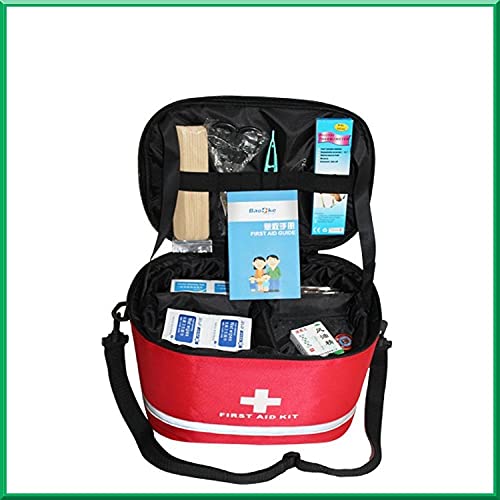 Hadristrasek Kit de Primeros Auxilios Kit de Primeros Auxilios Nylon Hombro Hombro Kit Médico Portátil Kit de Primeros Auxilios Kit Médico Familia Kit de Primeros Auxilios First Aid Kit