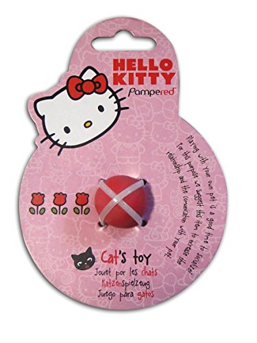 Hello Kitty - Pelota de látex para Gatos, 2 cm