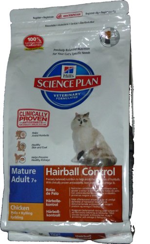 Hill's Feline Mature Adult Hairball Comida para Gatos - 1500 gr