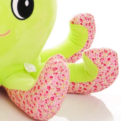 HLJZK Juguete de Peluche de Pulpo pequeño Verde Cute Cute Doll Sofa Pillow Doll Doll Regalo de cumpleaños para niños para Novia (Alto 37Cm * Diámetro 60Cm)