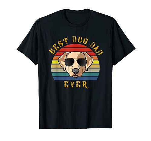 Hombre El mejor perro labrador retriver papá jamás regalado perro d Camiseta