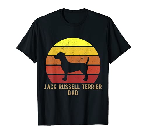 Hombre Jack Russell Terrier Perro Papá Divertido Terrier Perro Camiseta