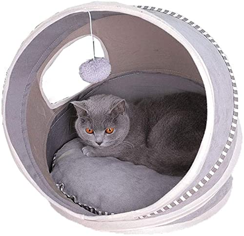 HSWYJJPFB Cama para Mascotas Cama para Dormir para Gatos Alfombrilla Suave Cat Cave Nest 1103