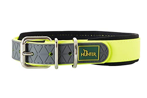Hunter - Collar Convenience Comfort 37-45 cm en color amarillo