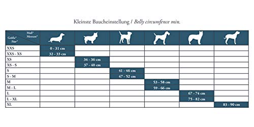 HUNTER RACING - Arnés noruego para perros, nailon, reflectante, apto para abrigos, azul,L,72 - 90 cm