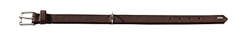 HUNTER Roling Hills - Collar para Perro de Piel Nobuck Resistente, Terciopelo, 65 L, Color marrón Oscuro