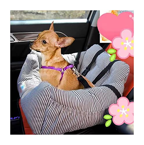 HXHBD Asiento de Coche para Mascotas Acaricie el Portador del Viaje del Asiento, Cama Universal del Asiento de Carro del Viaje de los Animales domésticosasiento Elevado para Perros(Color:2)