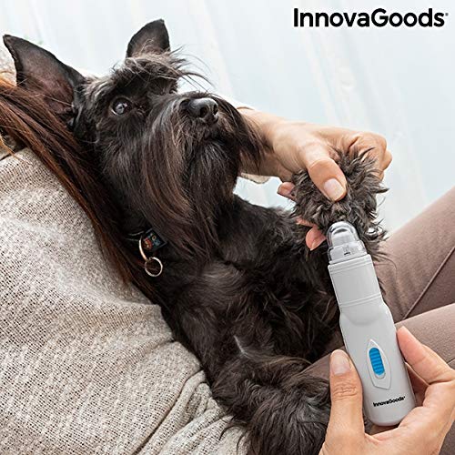 InnovaGoods - Lima de Uñas Eléctrica para Mascotas PediPet