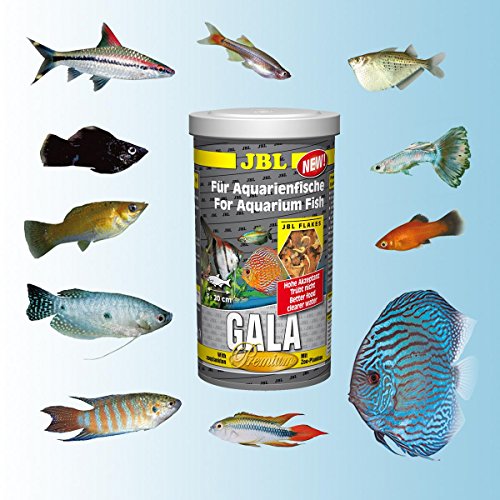 JBL Gala 40433 Premium - Comida para Peces de Acuario, Copos de 5,5 L
