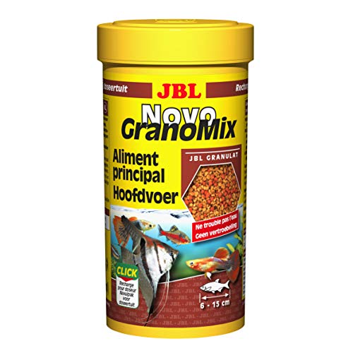 JBL Novogranomix Refill Alimento básico para Peces de Acuario, 250 ml, Paquete de 2