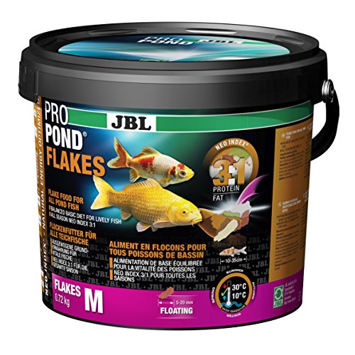JBL Propond Flakes M Alimento en Escamas para Todos los Peces de Estanque - 720 gr