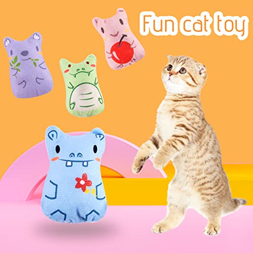Jouseer Juguete para gatos con menta para gatos, 10 unidades, juguete interactivo para morder con menta para gatos.
