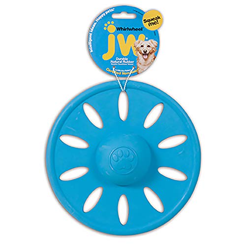 JW Pet Company - Juguete para Perro con Disco Volador, tamaño Grande, Colores varían