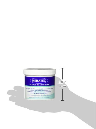 Keratex Signature Bálsamo de Aceite de Coco para pezuña – Negro x 400 g – Negro, Transparente, Unisex, KCOHB BL