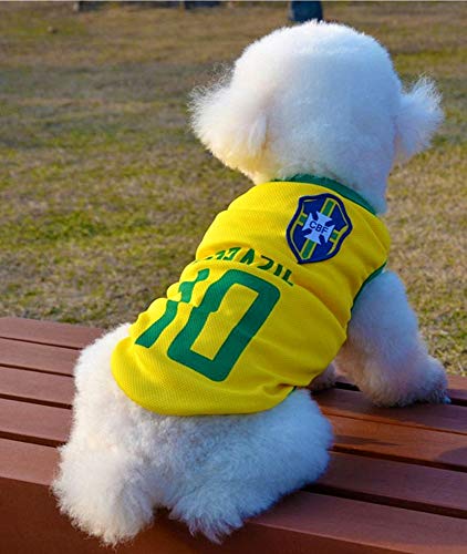KIRALOVE Disfraz de fanático - Equipo de fútbol - microbista - ultrà - Brasil - Perro - XL - Disfraces - Carnaval de Halloween - Idea de Regalo Original