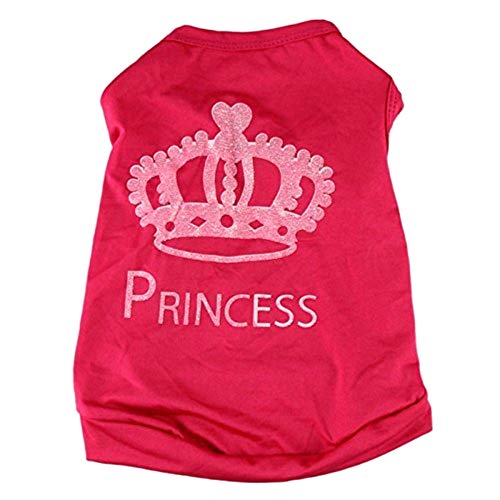 KIRALOVE Disfraz - impresión - Princesa - Princesa - Perro - s - Disfraces - Carnaval de Halloween - Idea de Regalo Original Princess