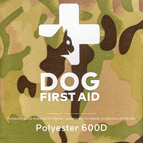 Kit de primeros auxilios para mascotas, kit de primeros auxilios para viajes en casa, incluye 72 piezas de primera calidad
