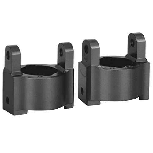KUIDAMOS Durable y Conveniente aleación de Aluminio con 4 Tornillos 1/10 Portador de Cubo RC Portador de Cubo para Coche 1/10 RC(Black 680038BL)