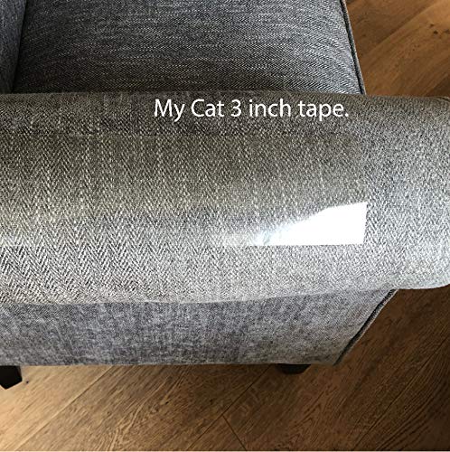 La cinta adhesiva de gato My Cat funciona con cinta? ¿Se verá bien en mi mobiliario de 2.5 pulgadas x 30 yardas es la primera línea de defensa cuando empiezas a pensar en proteger tus muebles?