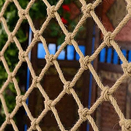 Lanrui Malla Niños Cuerda Escalera Swing Feating Decoration Net, Outdoor Construction Isolation Net, Garden Plant Fence Net, Red de Seguridad Cuerda de cáñamo Neto Red Balcon (Size : 1 * 2m(3 * 7ft))